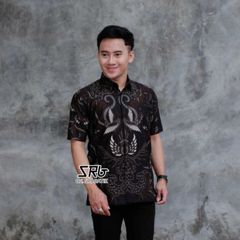 Baju Kemeja Batik Pria Lengan Pendek Berkualitas| Hem Batik Pria Bahan Tebal Adem