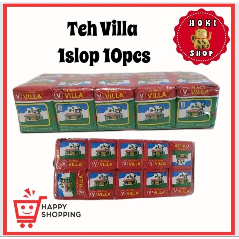 

Teh Hitam Villa 1slop 10pcs @50gr / Teh Seduh Villa / Teh Villa
