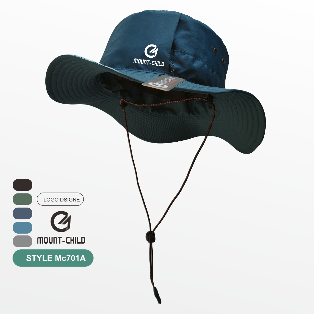 Topi Rimba Mountchild Outdoor Taslan Quick Dry | Allsize 58–60 cm | Style: MC701A
