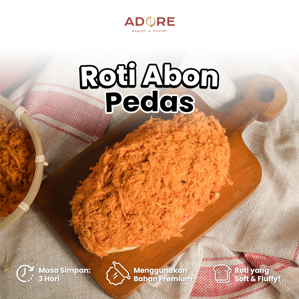 Roti Abon Pedas