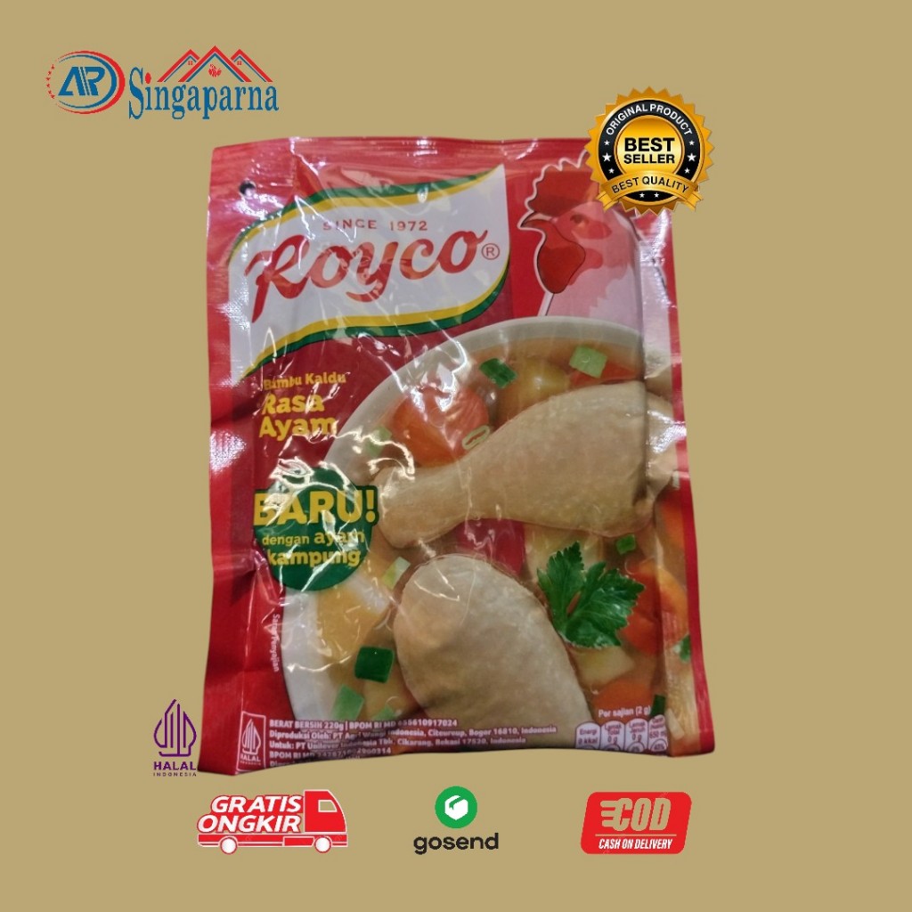 

Royco Ayam Penyedap Rasa 220 gram Gurih Gurih Mantap