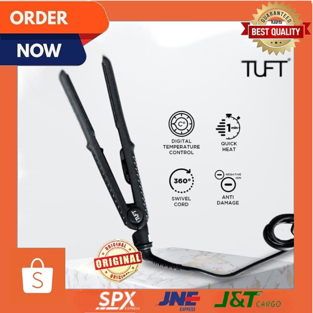 TUFT Catok Basic 1 &1.5 inch - TUFT Catok Basic Curly dan Lurus - Tuft Catok Rambut