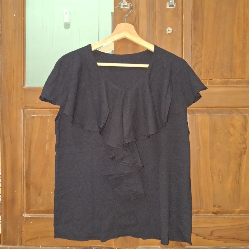 PRELOVED MURAH Atasan Pakaian Baju Blouse Cewek Wanita Perempuan Bekas Pernah Dipakai Masih Bagus Co