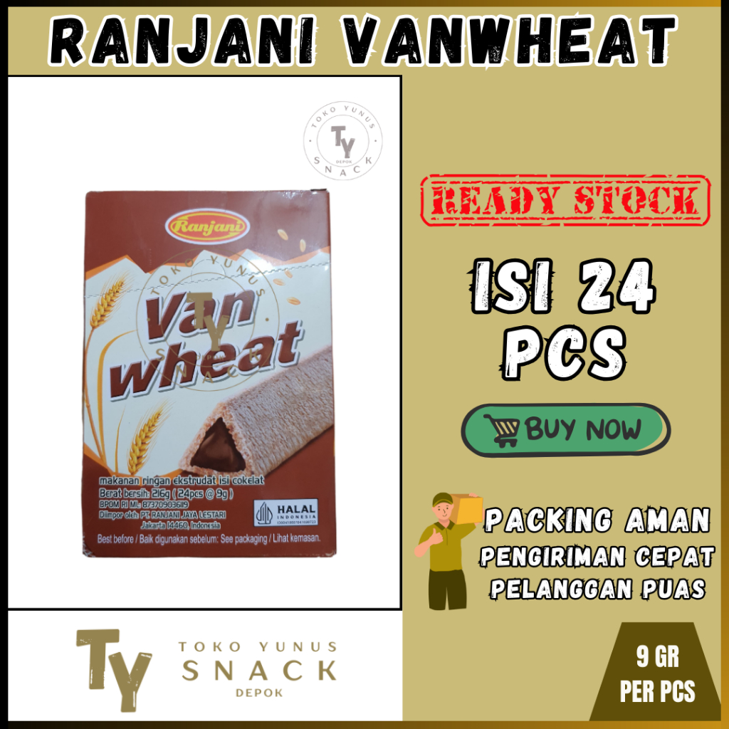 

RANJANI VAN WHEAT BOX ISI 24PCS @9GR