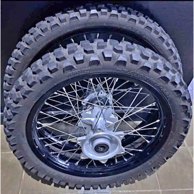 Velg Set Crf 150 Original 18/21 Takasago Pabrikan Bawaan Copotan Asli harga sesuai kualitas