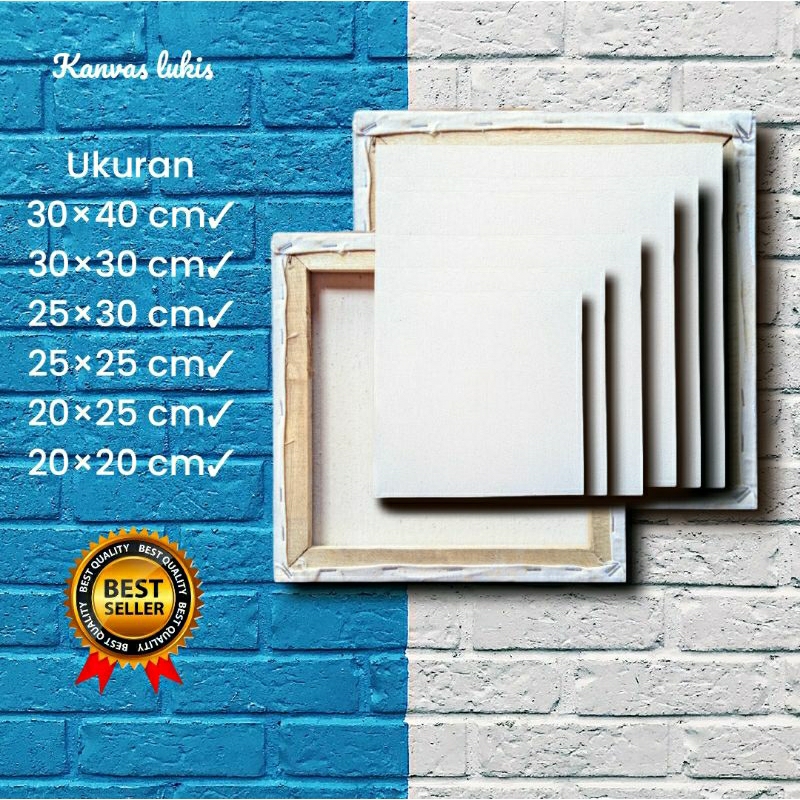 

kampas media lukis warna putih kualitas premium tahan lama tidak mudah berjamur