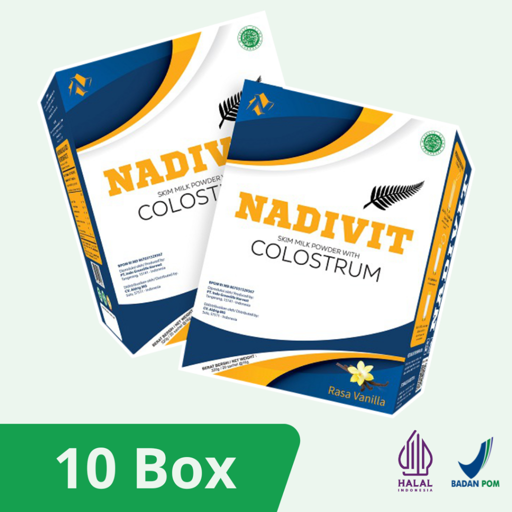 

GERD HERO - Paket 10 Box Susu Nadivit Kolostrum Syaraf Kejepit Pengapuran Radang Sendi Nyeri Otot Osteoporosis