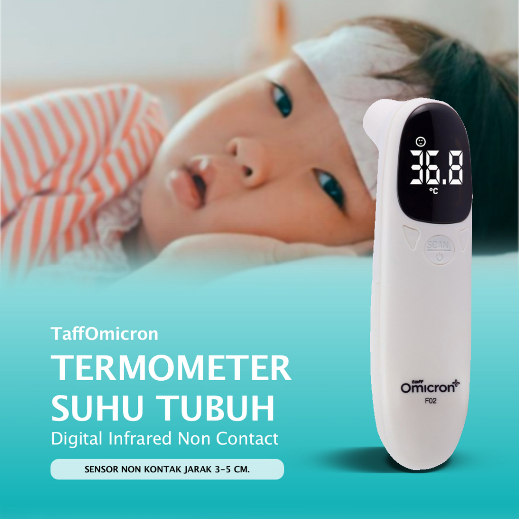 Thermo Gun V2 Thermometer Alat Pengukur Suhu Badan Tembak Dahi Demam Panas Tubuh Barang Termometer