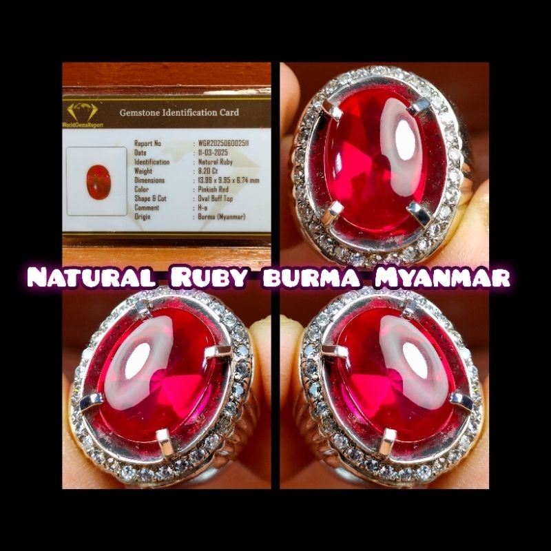 CINCIN BATU RUBY BURMA PIGEON BLOOD