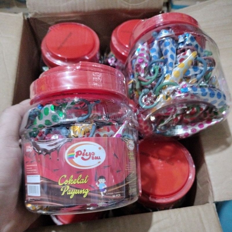 

Cokelat Payung Jadul harga 1 toples isi 50 pcs