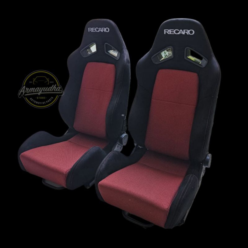 Jok Racing Recaro SR7 Hitam Merah 1:1 Like Original