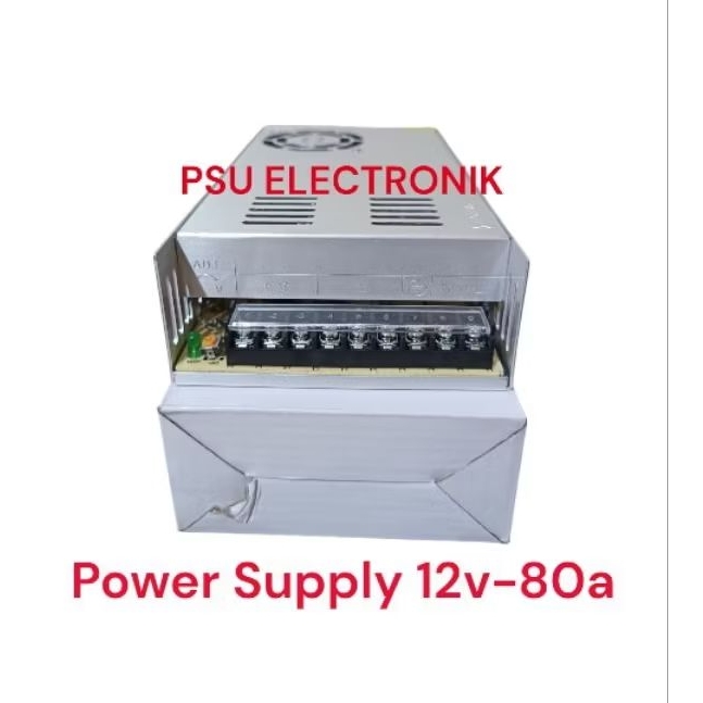 Power Supply 12V 80A HIGH Power Supply 12 Volt 80 Amper Murni 80a 80 a