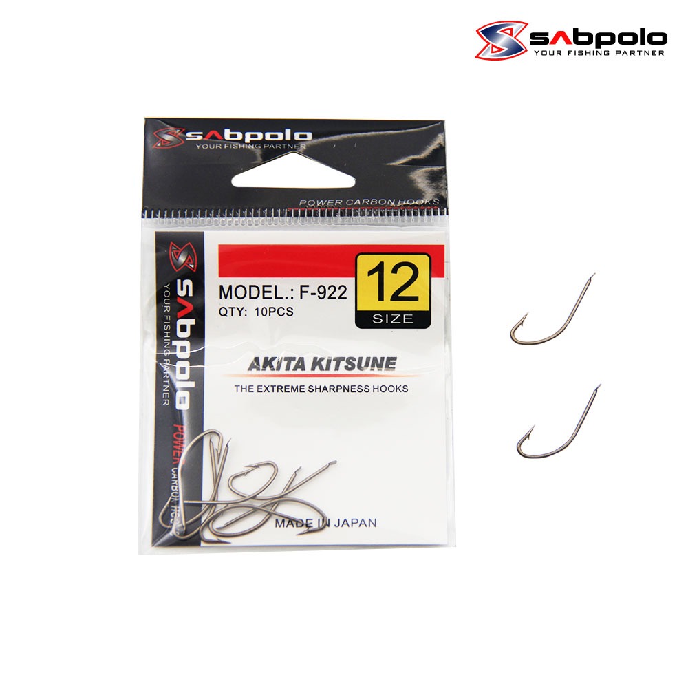 Sabpolo Sode F-733 Non Lubang Kail Pancing Hook Mata Kail Pancing Tanpa Lubang Kail Nol Koma