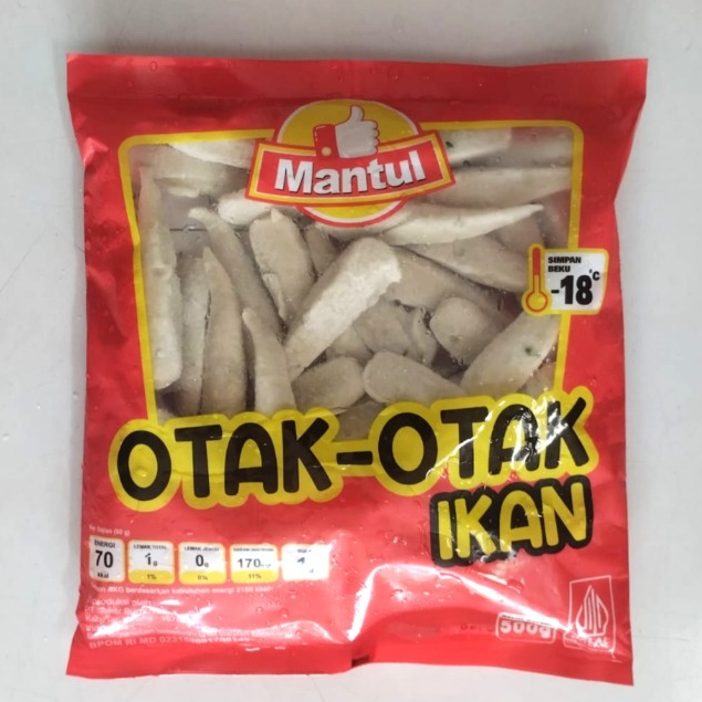 

Otak-Otak Mantul 500gr Otak-Otak Frozen Halal MUI BPOM