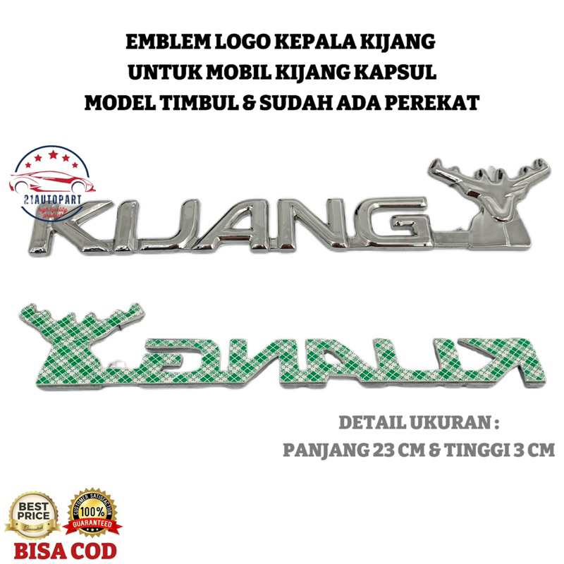 Emblem Logo Kepala Kijang untuk Mobil Kijang Kapsul