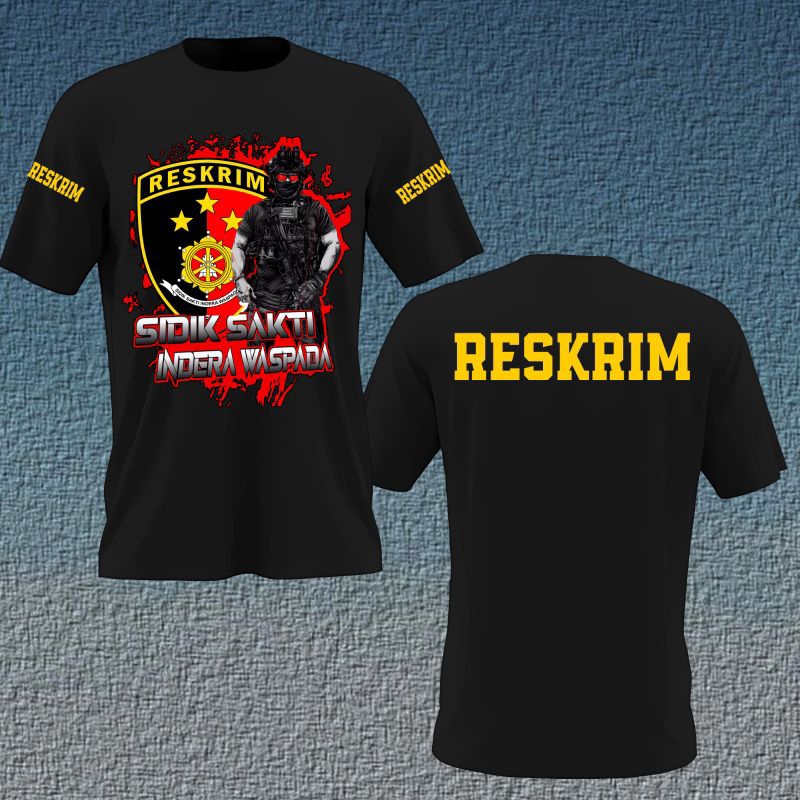 KAOS BAJU ATASAN POLISI TACTICAL RESKRIM