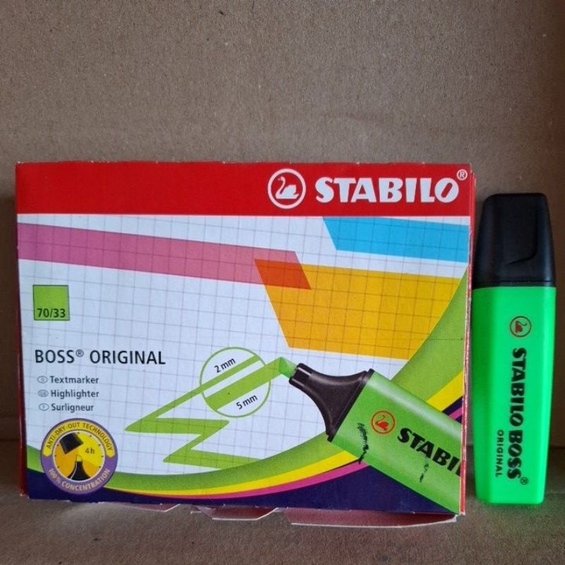 

stabilo boss original hijau 70/33