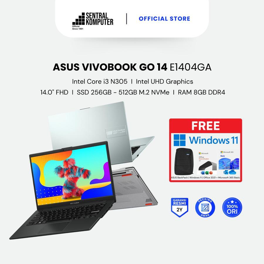 ASUS VivoBook Go 14 E1404GA Intel i3 N305 8GB 256GB SSD FHD Win11+OHS