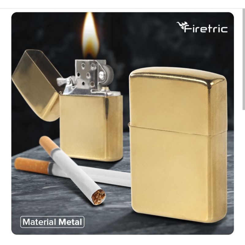firetric korek api minyak tanah minimalis / korek Zippo