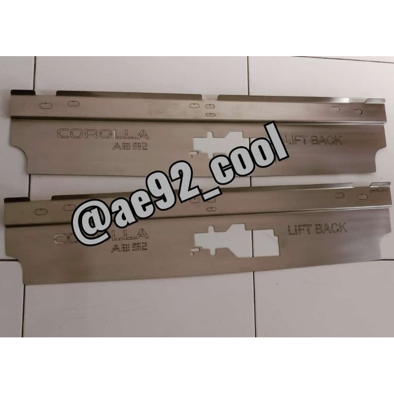 Cooling plate ae92 liftback gen 1