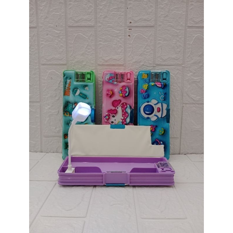 

Tempat Pensil Magnet + Lampu / Tempat Pensil Lampu