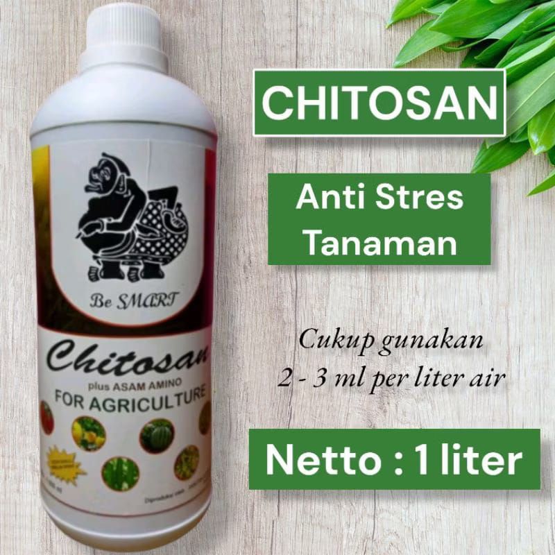 Pupuk Chitosan +asam amino kemasan 1 Liter