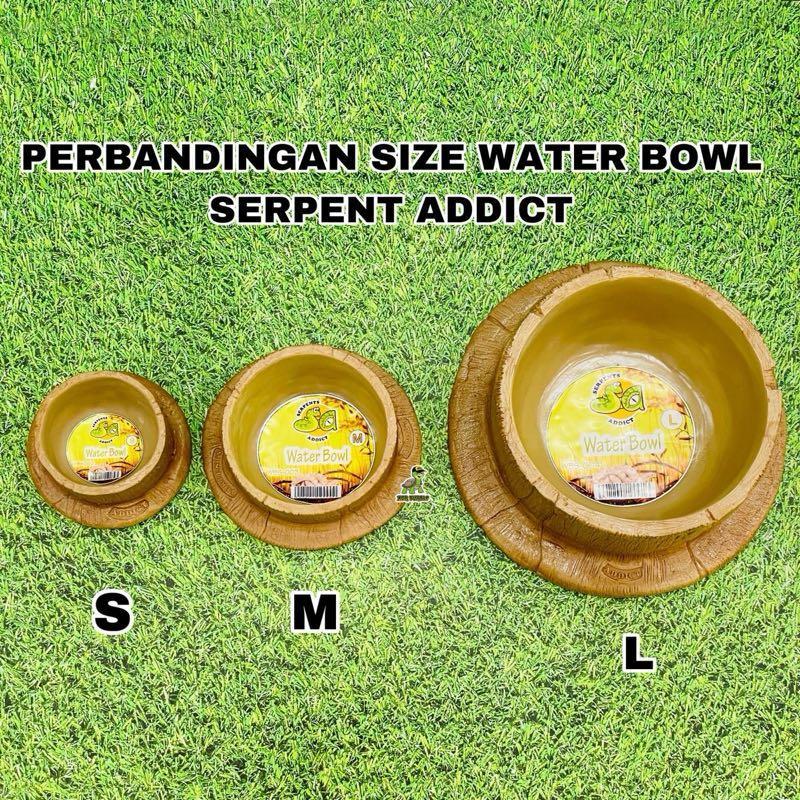 WATERDISH SERPENT ADDICT TEMPAT MINUM ULAR BIAWAK LEOPARD GECKO PANANA KADAL BALLPYTOON