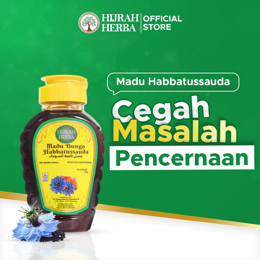 

Madu Habbatussauda 300gr-Untuk Cegah Masalah Pencernaan