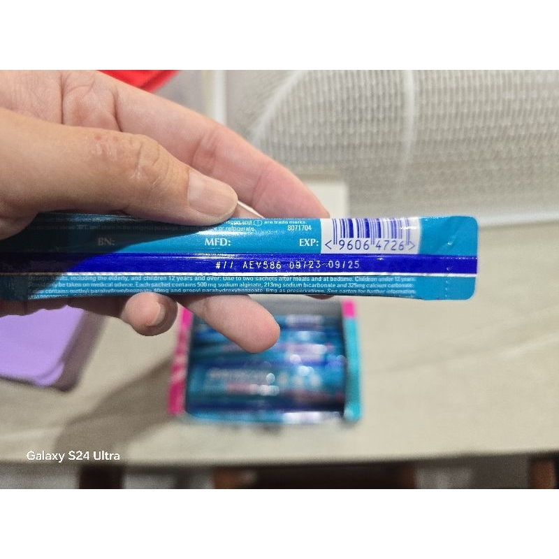 Star GAVISCON DOUBLE ACTION sakit mmaag / gerd SACHET MALAYSIA EXP 09 2025 INSTANT LANGSUNG