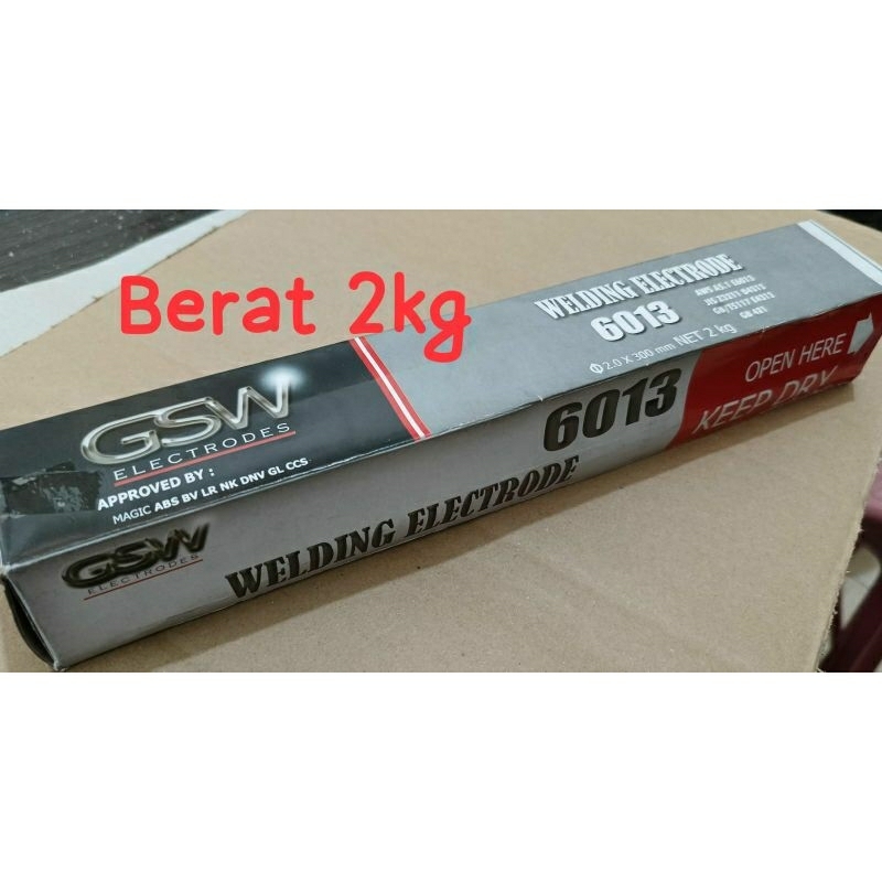 kawat las listrik besi 2 mm welding electrode isi 2kg
