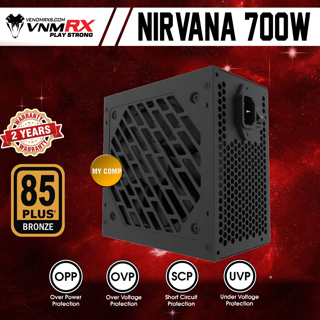 Power Supply VenomRX Nirvana 700W 85+ Bronze PSU 700 Watt Venom RX