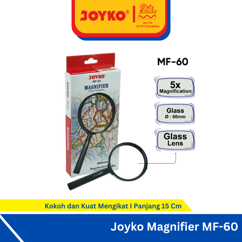 

Kaca Pembesar Magnifier Joyko MF - 60