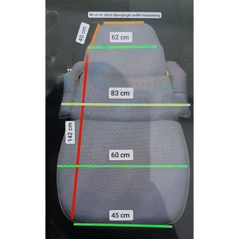 Sprei bed facial informa bahan katun adem