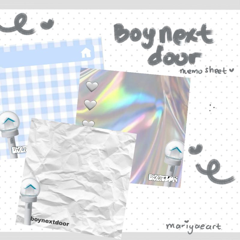 

Boynextdoor Memo Sheet memopad kpop buku korea jurnal stickynote kpop journaling cute memopad girly pinky memo murah by mariyaeart