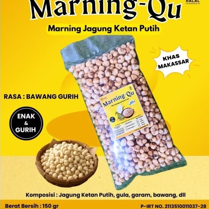 

Marning Jagung Ketan Istimewa Enak dan Renyah Cemilan Nagih - Snack Pedas - Food, Manis, Makanan, Keripik, Jajanan, Asin, Makanan Kering
