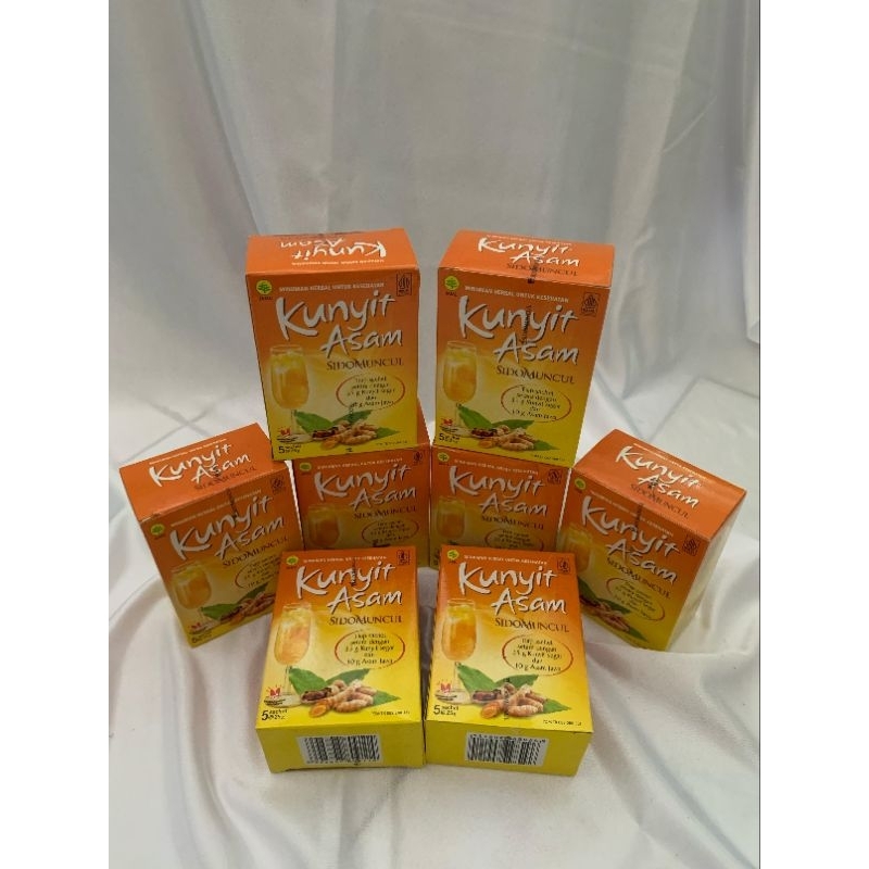 

KUNYIT ASAM Sidomuncul,Isi 5 sachet//perbox @25g