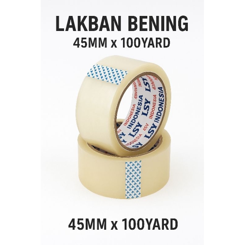 

LAKBAN MURAH // LAKBAN BERKUALITAS // 45MM // 100YARD // LEBIH KUAT // TIDAK MUDAH PUTUS