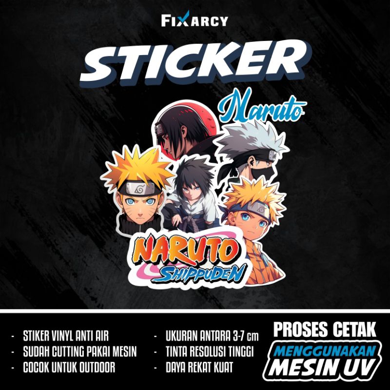 

STICKER PACK STIKER NARUTO stiker Tumbler Laptop Case Scrapbook