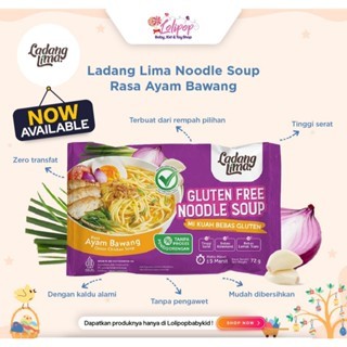 

Ladang Lima Mie Gluten Free - Veggie Noodle 76 gr