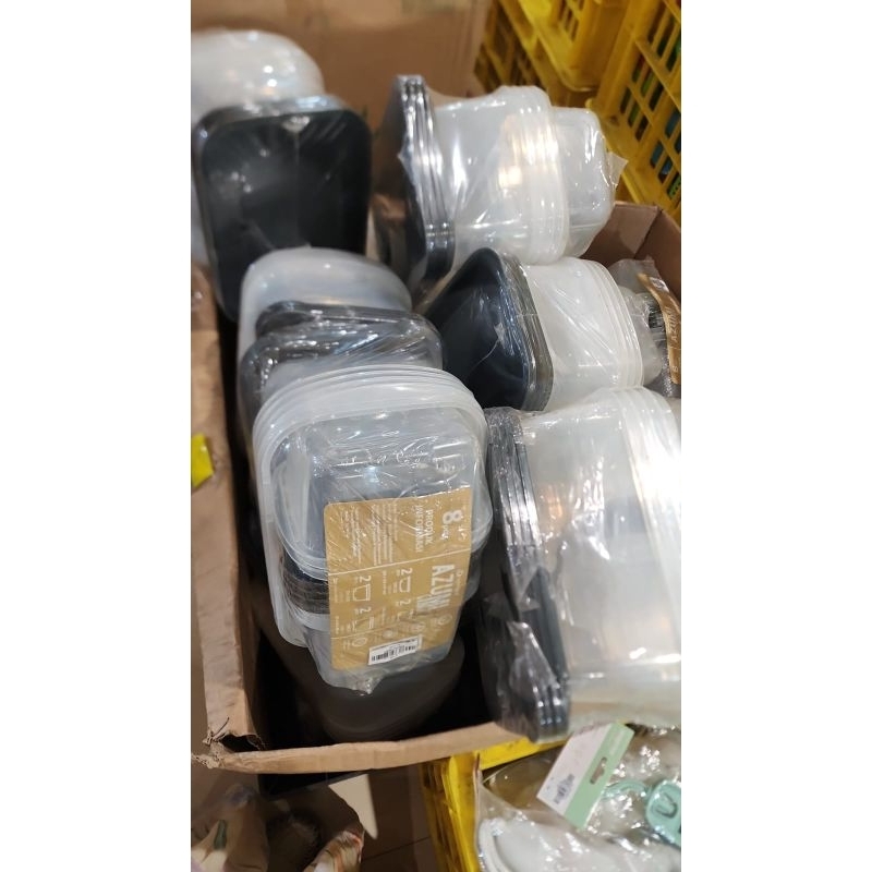 Technoplast Azumi Round Grande Food Container Toples Kulkas Plastik
