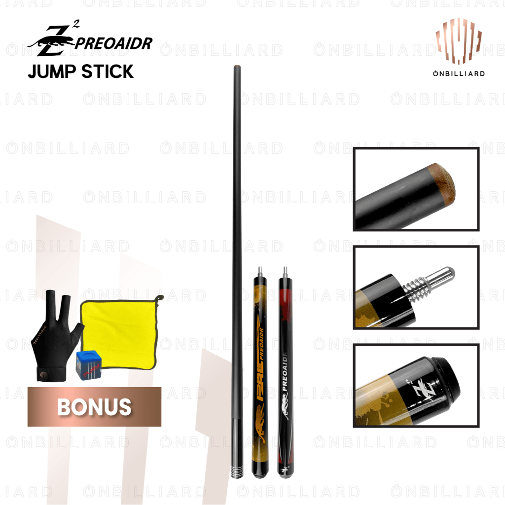 PREOAIDR JUMP Cue Stick Jump Carbon Stik Billiard