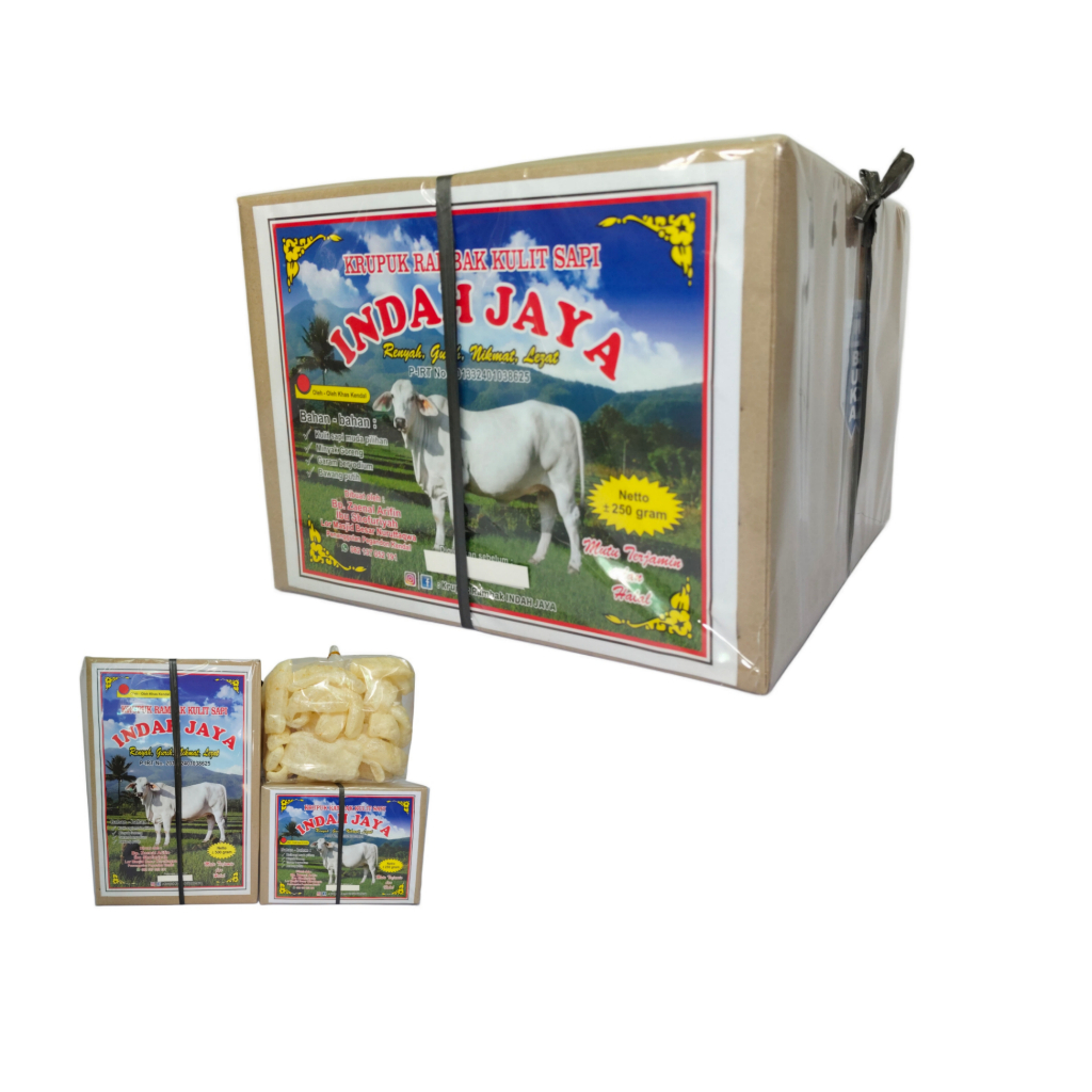 

KRUPUK RAMBAK KULIT SAPI INDAH JAYA 250 gram