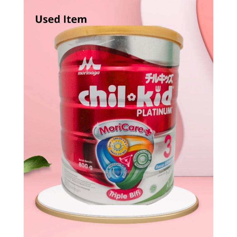Kaleng Susu Bekas Morinaga Chil Kid 800gr