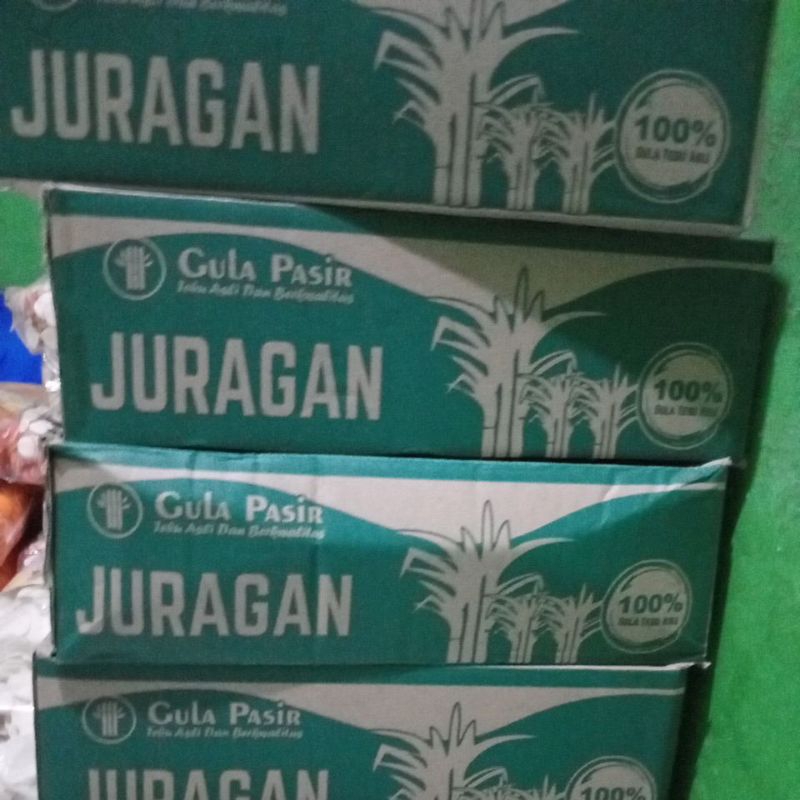 

GULA PASIR JURAGAN RENCENGAN 1Dus 10 renceng