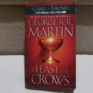 Novel Fantasy A Feast of Crows George RR Martin Game Of Thrones Buku 4 English Preloved