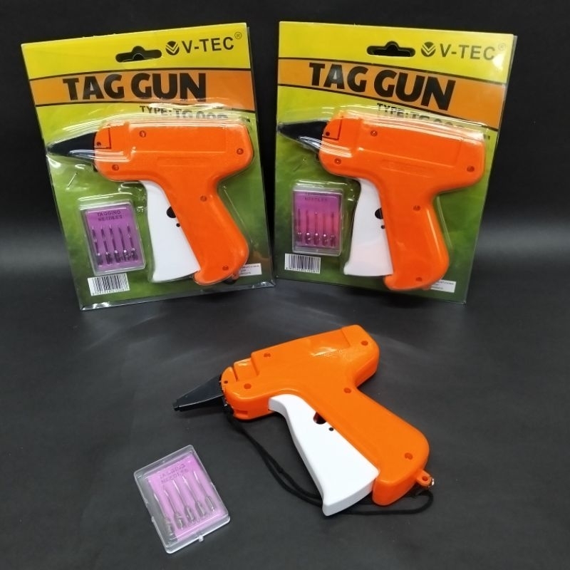 

Tagging Gun Set - Tag Gun + Refill Jarum V-tec Tg 008-5 / Alat Tembak Label Harga / Tembakan Label Baju