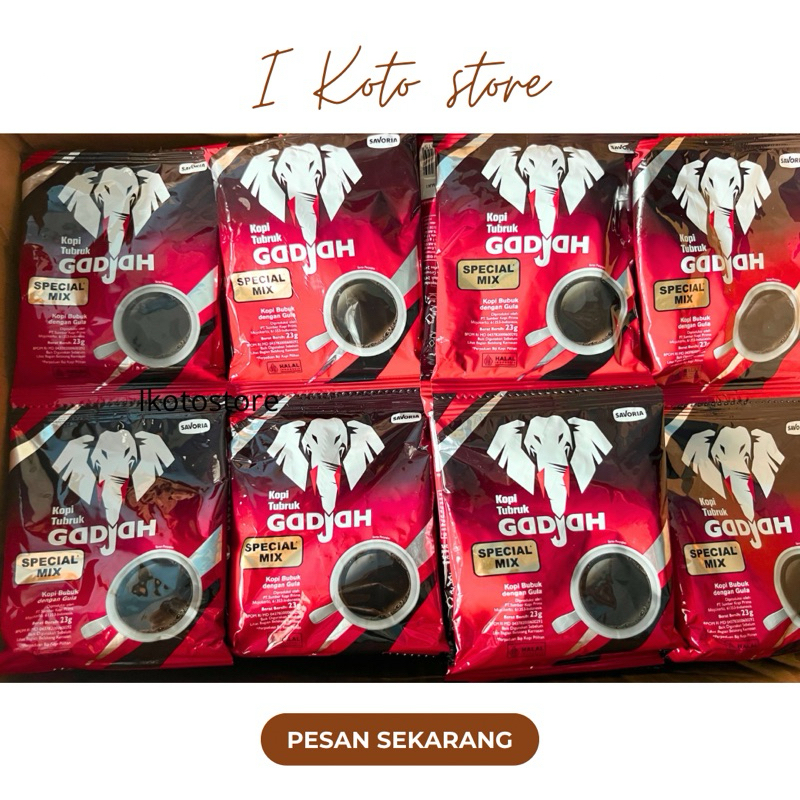 

KOPI GADJAH SPECIAL MIX RENCENG (ISI 10)