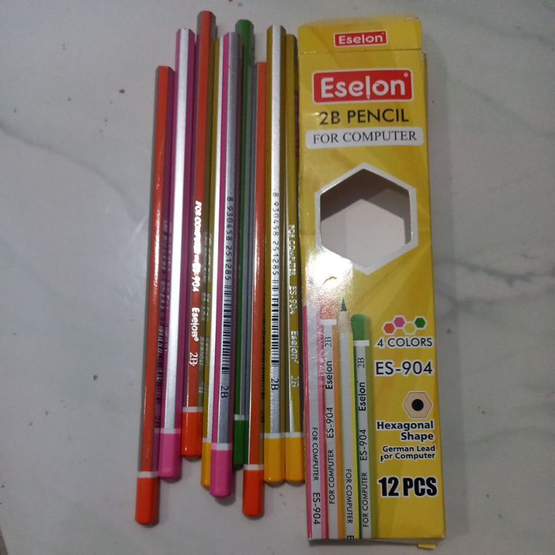 

pensil 2B for computer merk eselon (1 pcs) colour