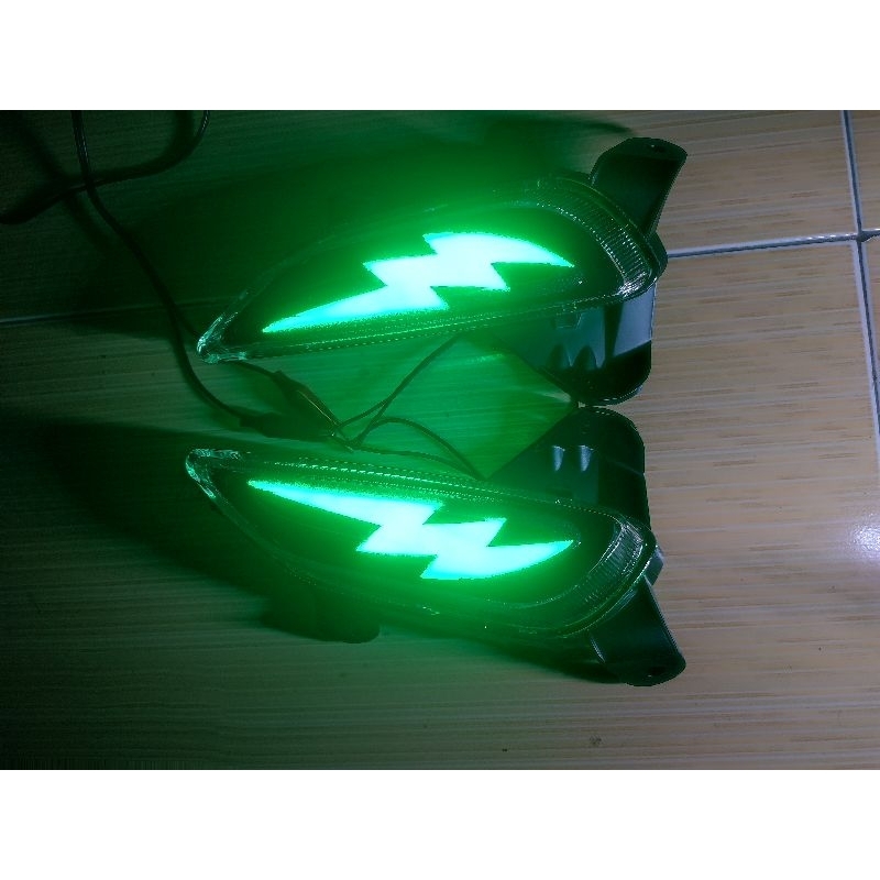 REFLEKTOR LAMPU SEIN BELAKANG SCOOPYFI/ESP CUSTOM LAZY MODEL ⚡(reflektor sein Scoopy runing dan non 
