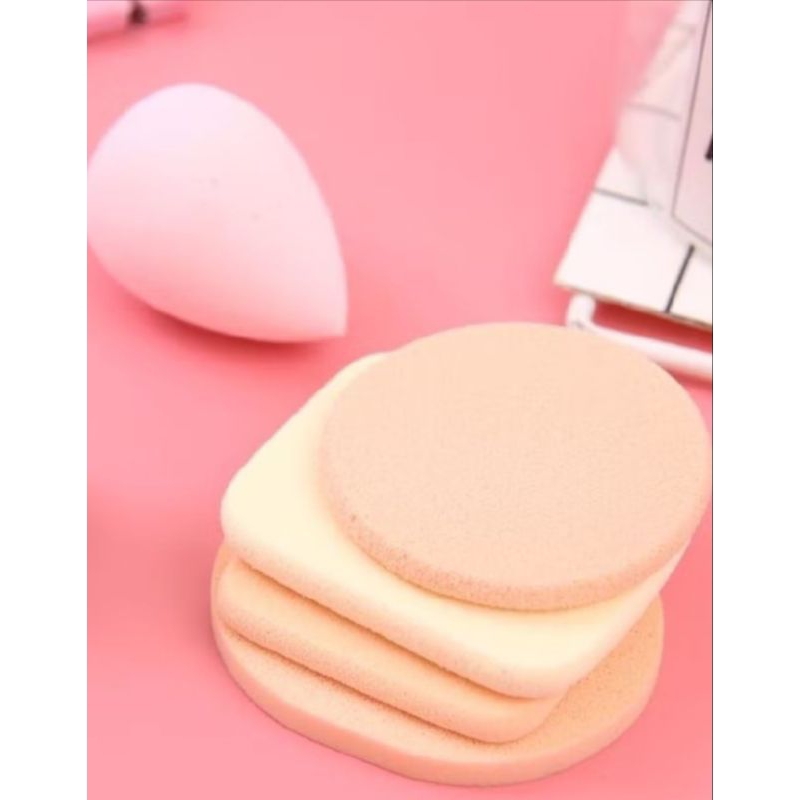 SPONS, SPONS BEDAK, SET 6 SPONS BEDAK, SPONS CUSHION, SPONS BEDAK BASAH, SPONS BEDAK KEKINIAN, SPONS